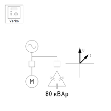 Установка компенсации реактивной мощности, 80 кВАр