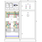 Шкаф ABP 630А 2в1 (основной и резервный/генератор)